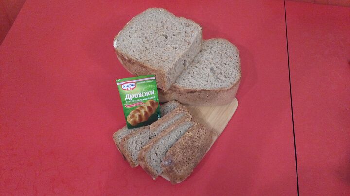 Ржаной хлеб с кукурузными отрубями в хлебопечке