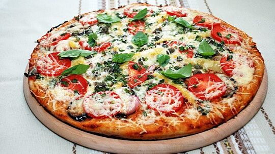 Настоящая вегетарианская пицца