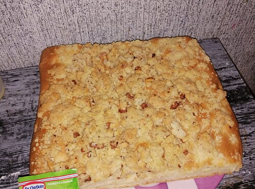 Пирог с сахарной крошкой