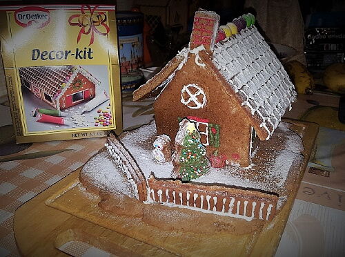 Имбирный пряничный домик в мультипекаре