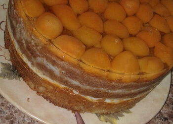 Фруктово-ореховый торт "Моя нежность"