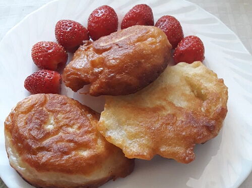 Фото рецепта Оладьи на дрожжах