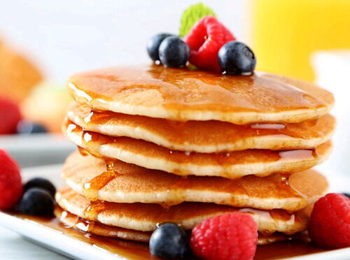 Фото рецепта Оладьи на молоке всего за 5 минут!