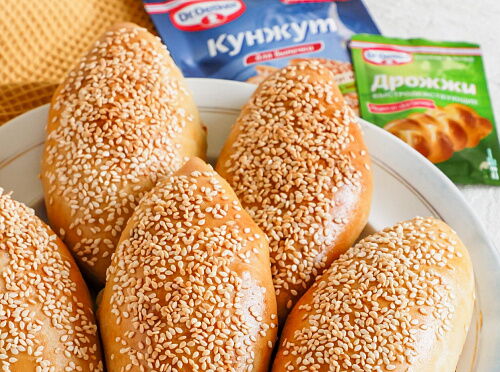 Фото рецепта Пирожки с кабачками и сыром