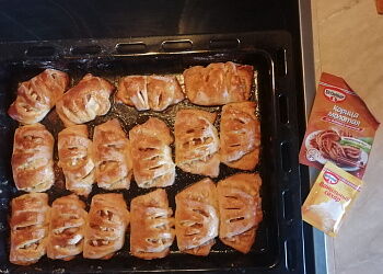 Творожные конвертики с яблоками