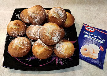 Кексы с изюмом