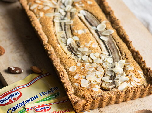 Фото рецепта  Миндальный тарт с франжипаном