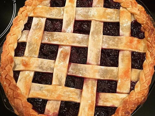 Фото рецепта Пирог с малиной