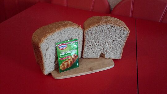 Цельнозерновой хлеб с хлопьями в хлебопечке