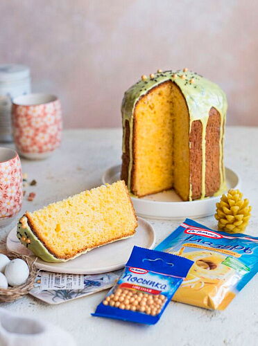 Морковный кулич