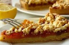 Тертый пирог с конфетюром