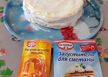 Сметаник на сковороде 