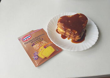 Панкейки с карамелью