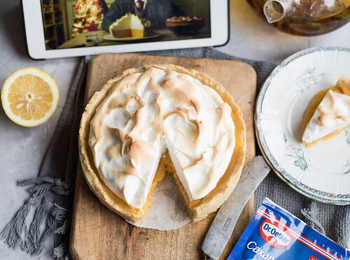 Фото рецепта Лимонный тарт с меренгой