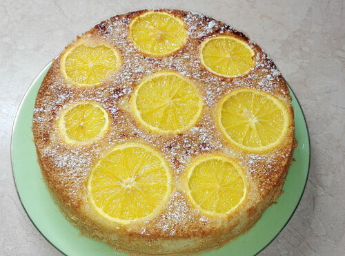 Фото рецепта Пирог с апельсинами