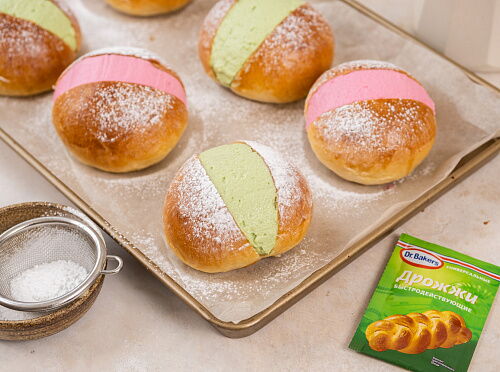 Маритоцци с кремом