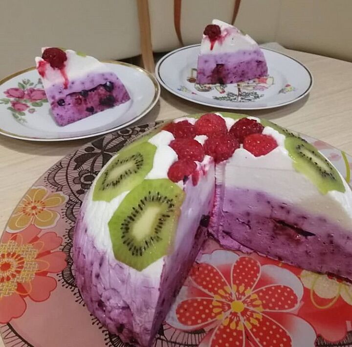 Творожно-фруктово-ягодный торт «Блаженство»
