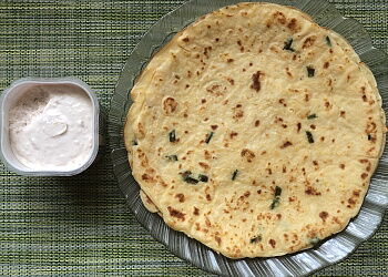 Несладкие блины из остатков каши