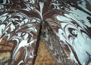 Пирог "Зебра" 