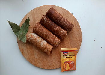 Жульен в блине, интересный вариант начинки для блинов 