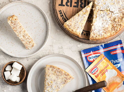 Фото рецепта Творожная запеканка с гречей. 