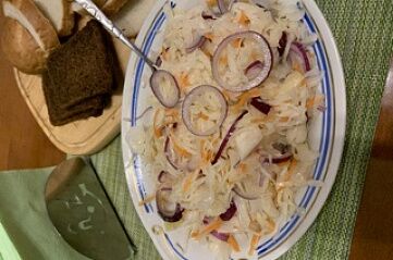 Квашенная капуста на меду