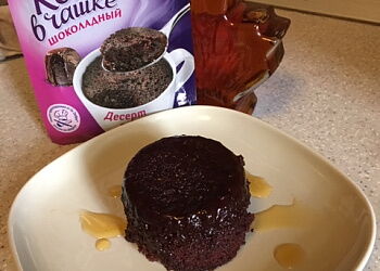 Шоколадный десерт с кленовым сиропом