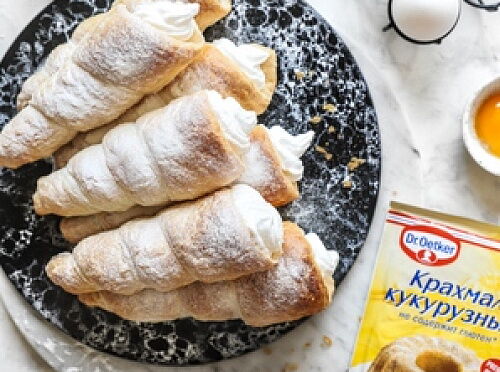 Фото рецепта Белковые трубочки