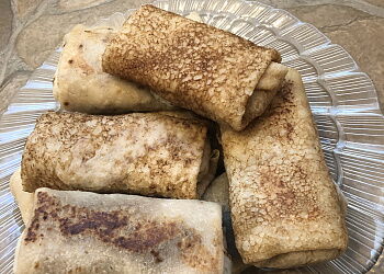 Блины с начинкой из печени