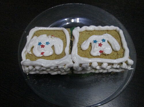 Фото рецепта Бисквитное пирожное