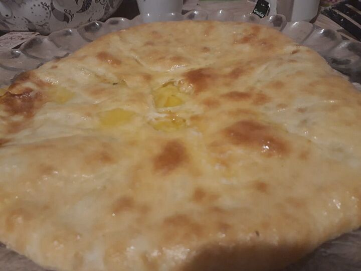 Пирог с сыром и картофелем фото