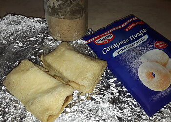 Блины на молоке, с ржаной закваской