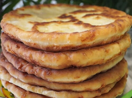 Лепёшки с сыром