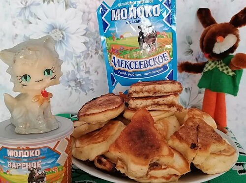 Оладьи с начинкой