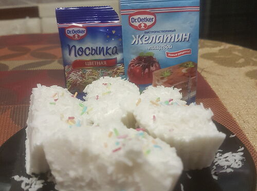 Фото рецепта Кокосовый зефир