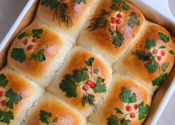 Булочки с сыром и зеленью
