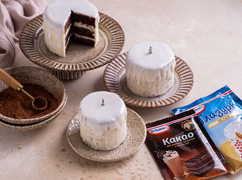 Фото рецепта Пирожные «Свечи»