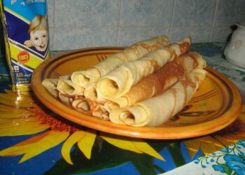 Блинцы на кефире
