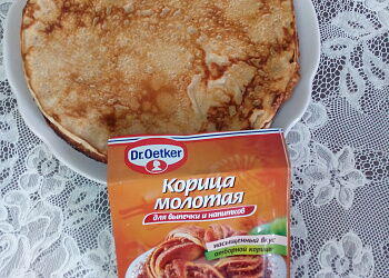 Мандариновые блинчики с рикоттой