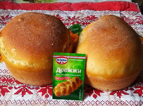 Фото рецепта Пшеничный хлеб на закваске