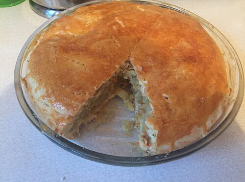 Фото рецепта Пирог  с капустой и картошкой 