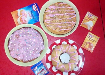Ванильный манник с яблочками