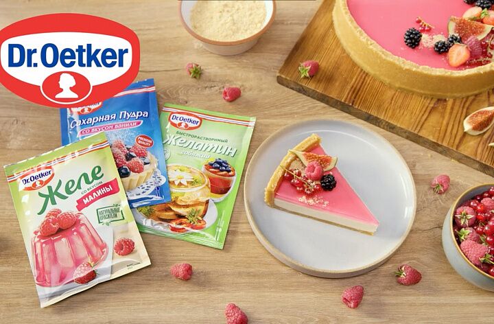 Чизкейк с желе Oetker