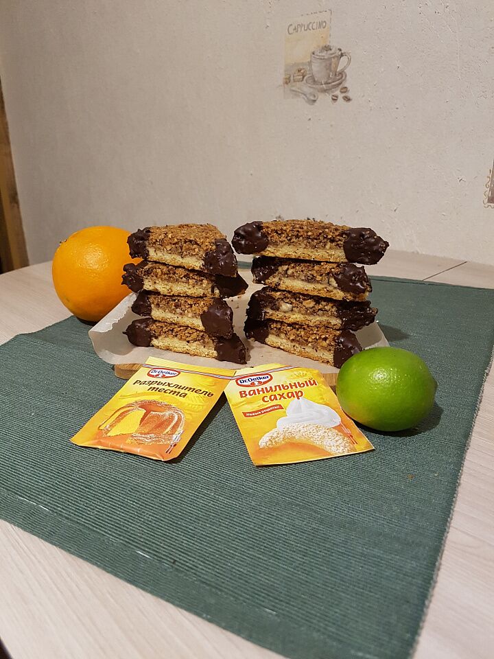 Немецкое печенье "Ореховые уголки"