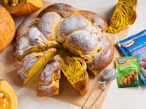 Фото рецепта Тыквенная плетёнка