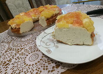 Творожный чизкейк с лимонно-апельсиновым желе «Конкурс Russell Hobbs»