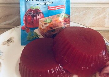 Желе из замороженной клюквы