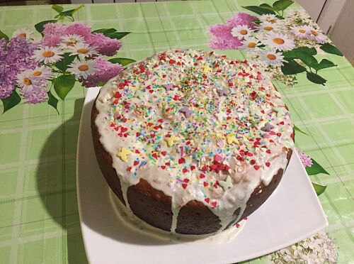 Фото рецепта Кулич в мультиварке