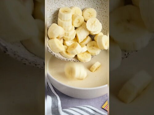 Фото рецепта Банановые мини-панкейки| ХИТ!