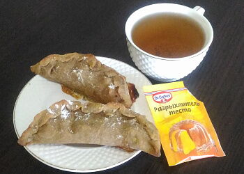 Ржаные пирожки с яблоком